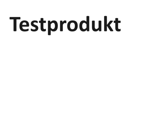 Testprodukt